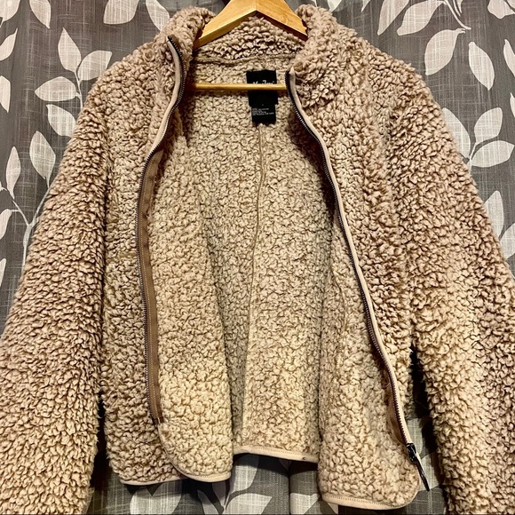 Fuzzy Zip-Up Jacket - Picture 3 of 7